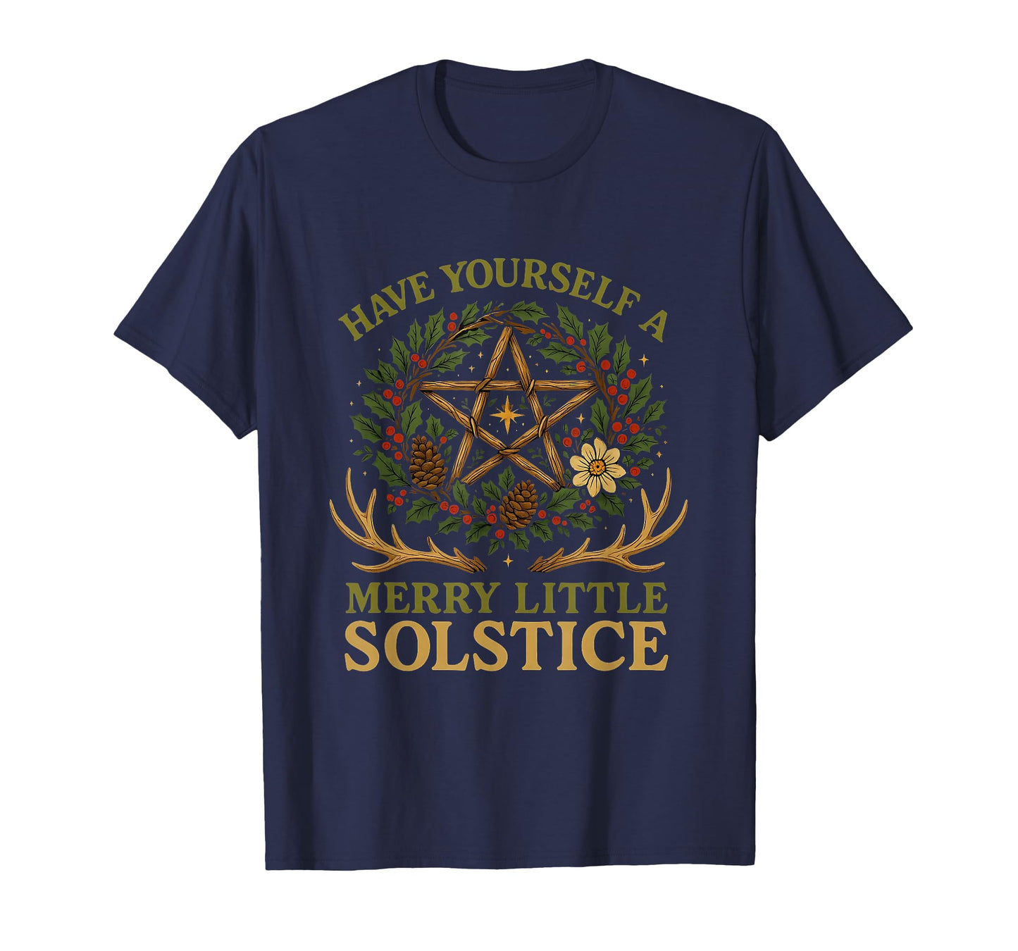 Have Yourself a Merry Little Solstice Witchcore T-Shirt