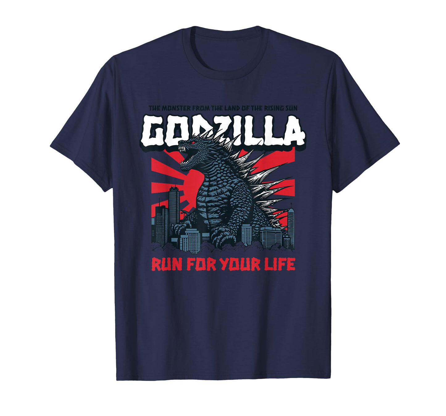 Monster - Godzilla Run for Your Life T-Shirt