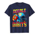 Ice Cream Drip Football Double Digits 10th Birthday Boy T-Shirt