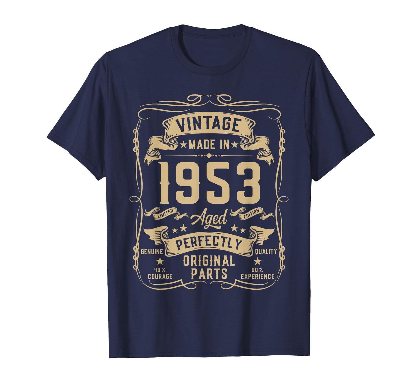 Vintage 1953 73yr 73rd Birthday Gifts for Men 73 Years Old T-Shirt