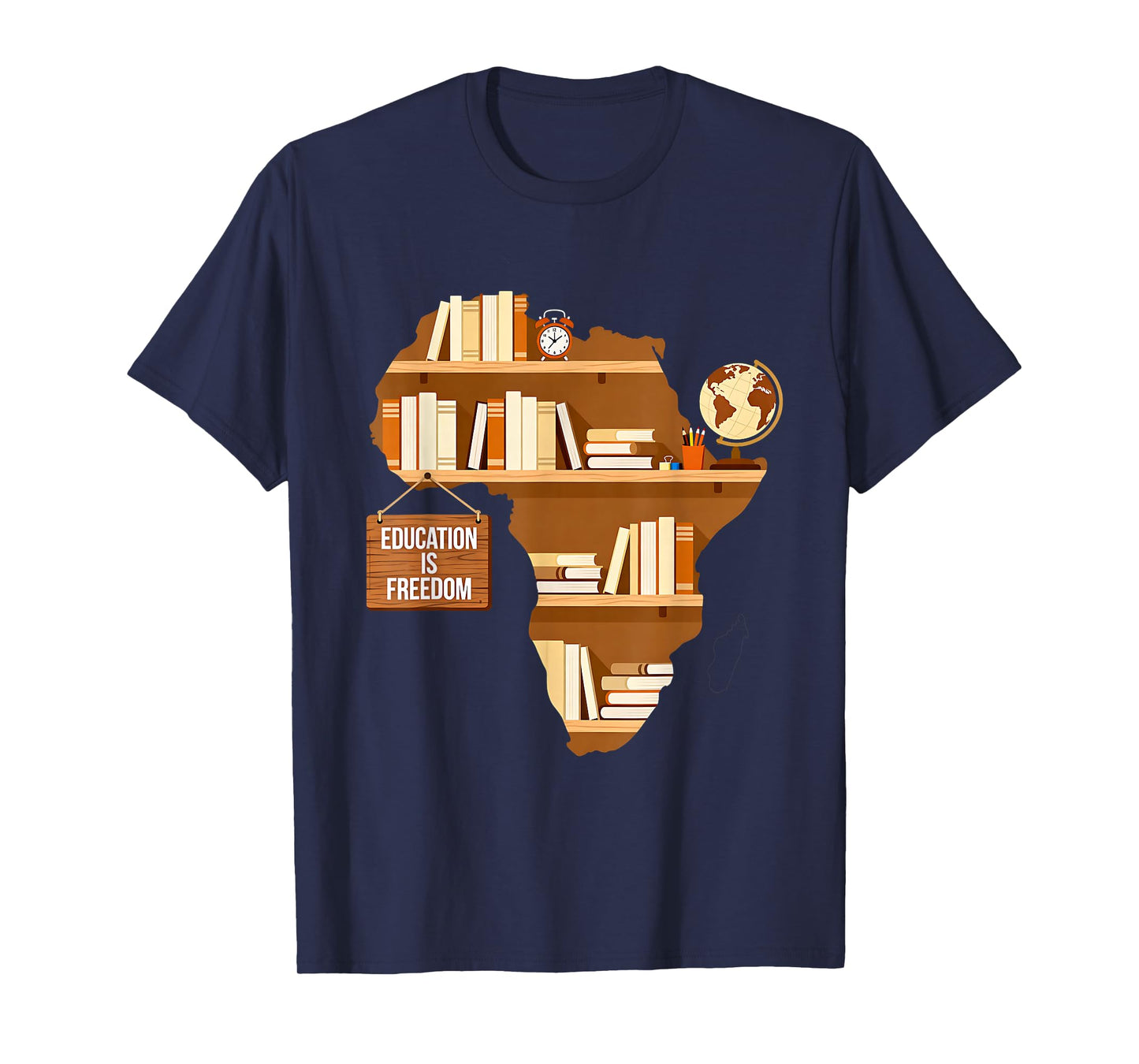 Education is Freedom Black History Month African American T-Shirt