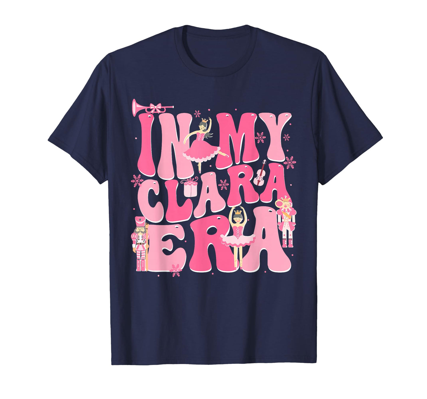 Coquette in My Clara Era Christmas Nutcracker Merry Xmas Kid T-Shirt
