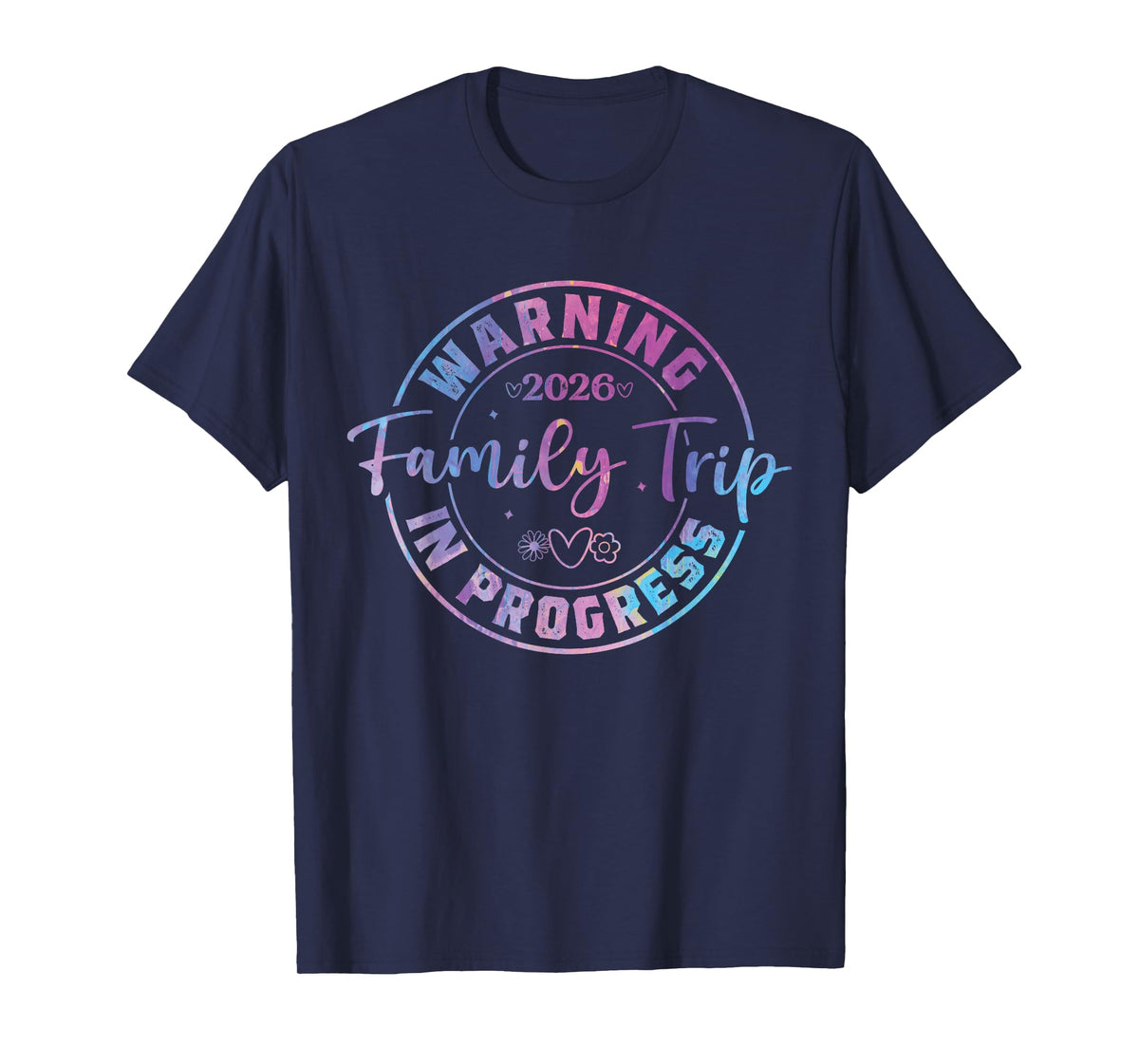 Warning Family Trip in Progress 2026 T-Shirt