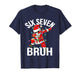 67 Six Seven Bruh Funny Christmas 6 7 Meme Boys Girls Kids T-Shirt