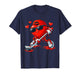 Valentine Hockey Heart Drip Sport Love Valentines Day Boys T-Shirt