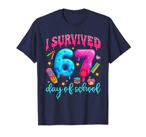 I Survived 67 Days of School Six Seven Meme Teacher Student T-Shirt