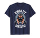 Kinda fit Sorta Fat Gym Rottweiler Weightlifting T-Shirt