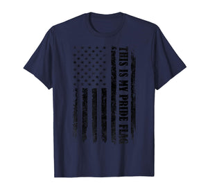 This is My Pride Flag USA American 4th of July Patriotic T-Shirt
