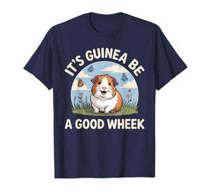 Cute Guinea Pig Art for Men Women Adult Guinea Pig Lover T-Shirt