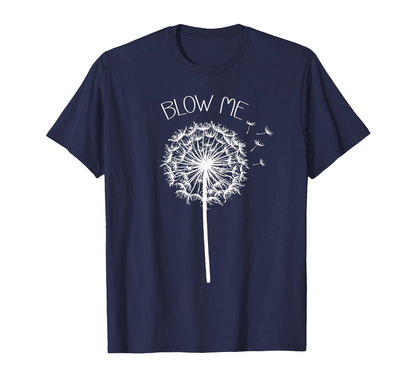 Retro Vintage Blow Me Dandelion Funny Minimalist Graphic T-Shirt