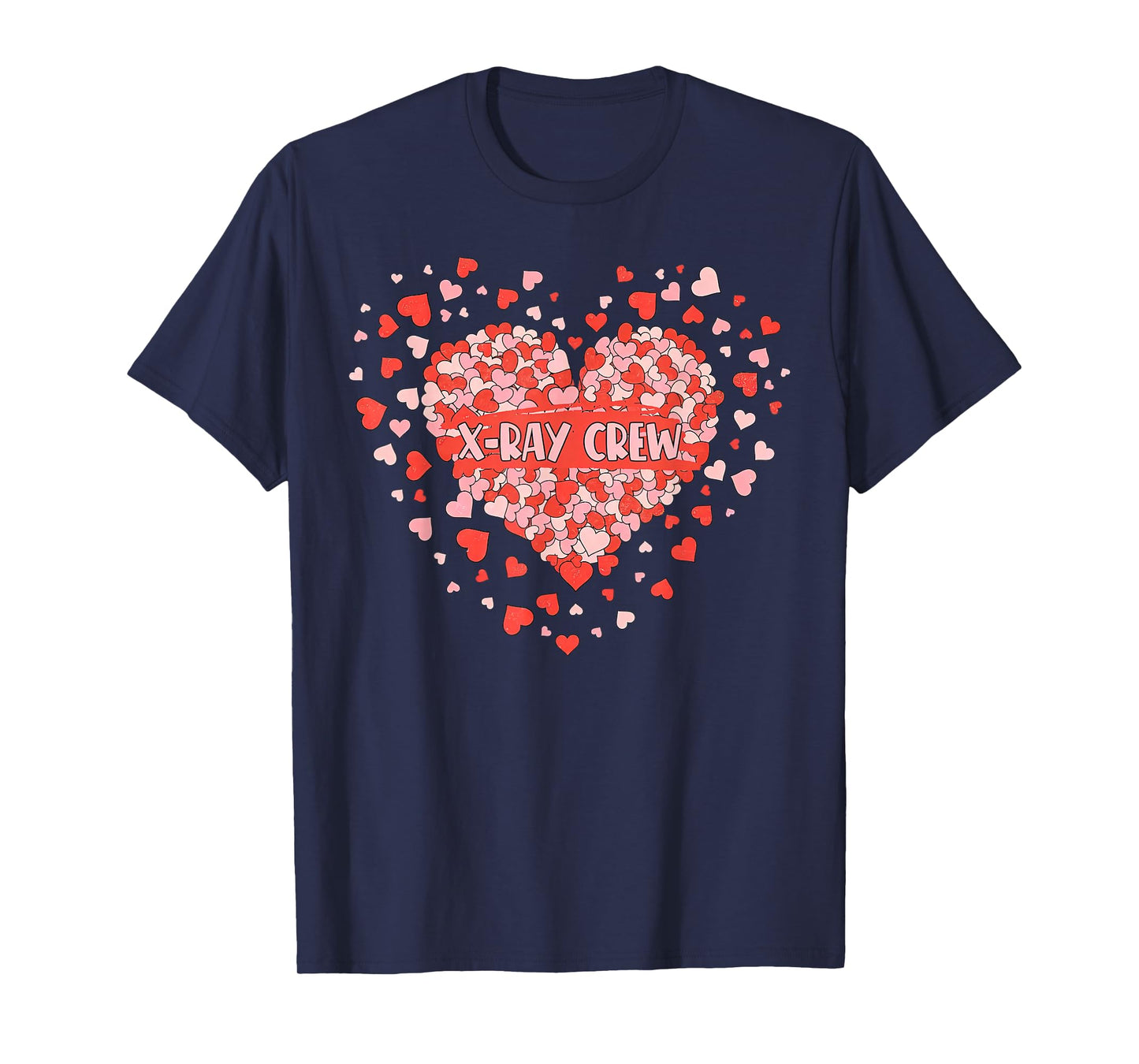 X-ray Crew Heart Valentines Radiology Technologist Rad Tech T-Shirt