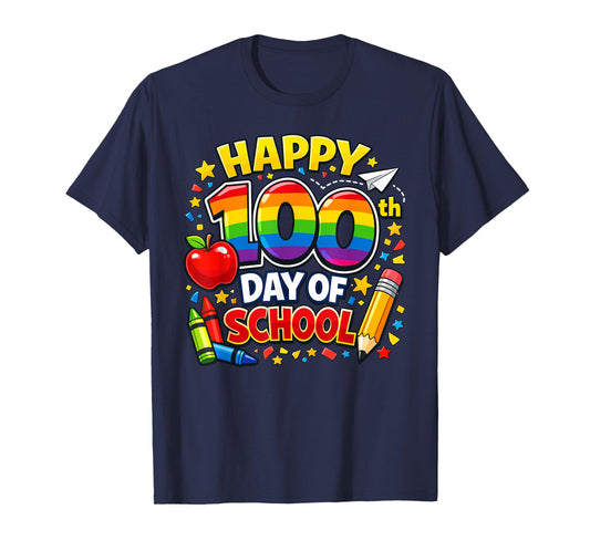 100th Day of School Happy 100 Days T-Shirt