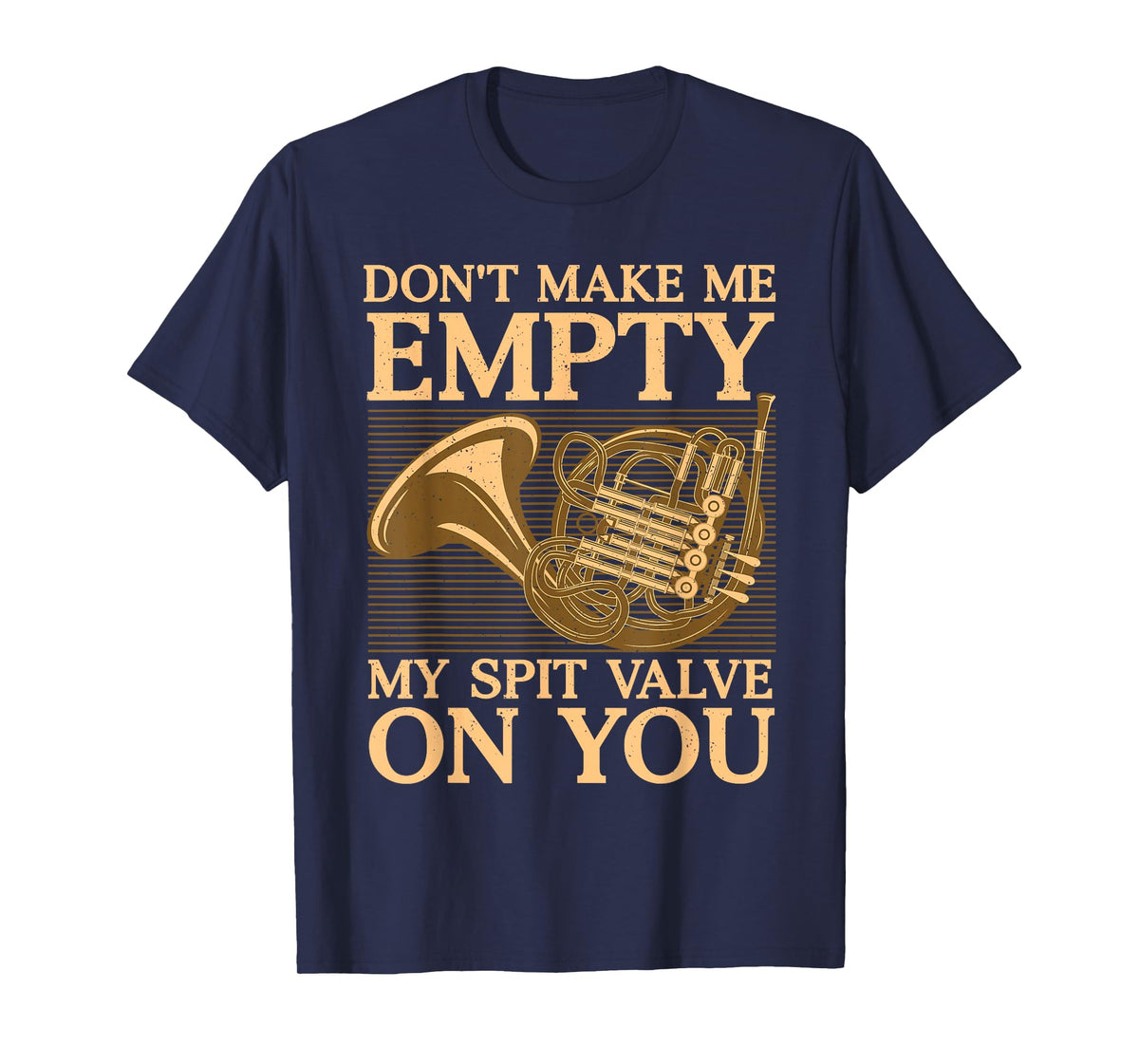 French Horn Novelty for Men Women Marching Band French Horn T-Shirt
