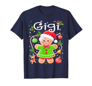 Cute Gigi Gingerbread Family Matching Christmas Cookie Crew T-Shirt