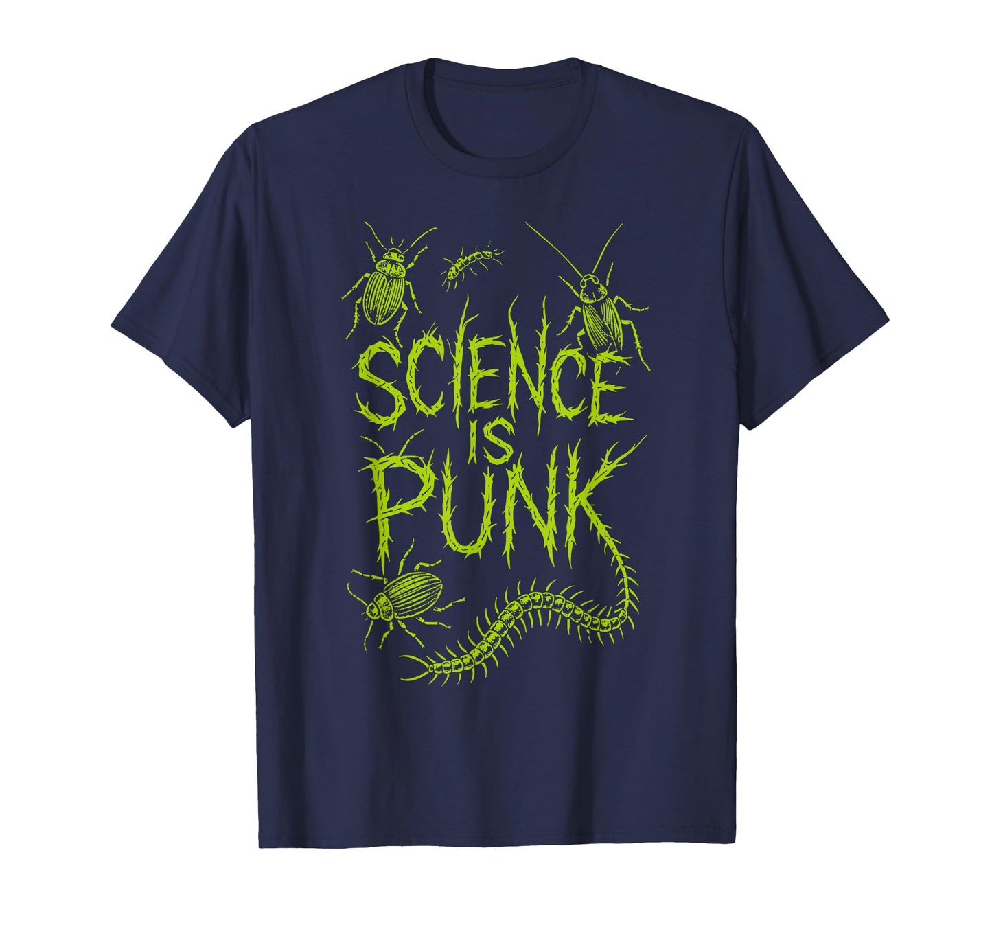 Science is Punk Entomology Nerds Biology Science Teachers T-Shirt