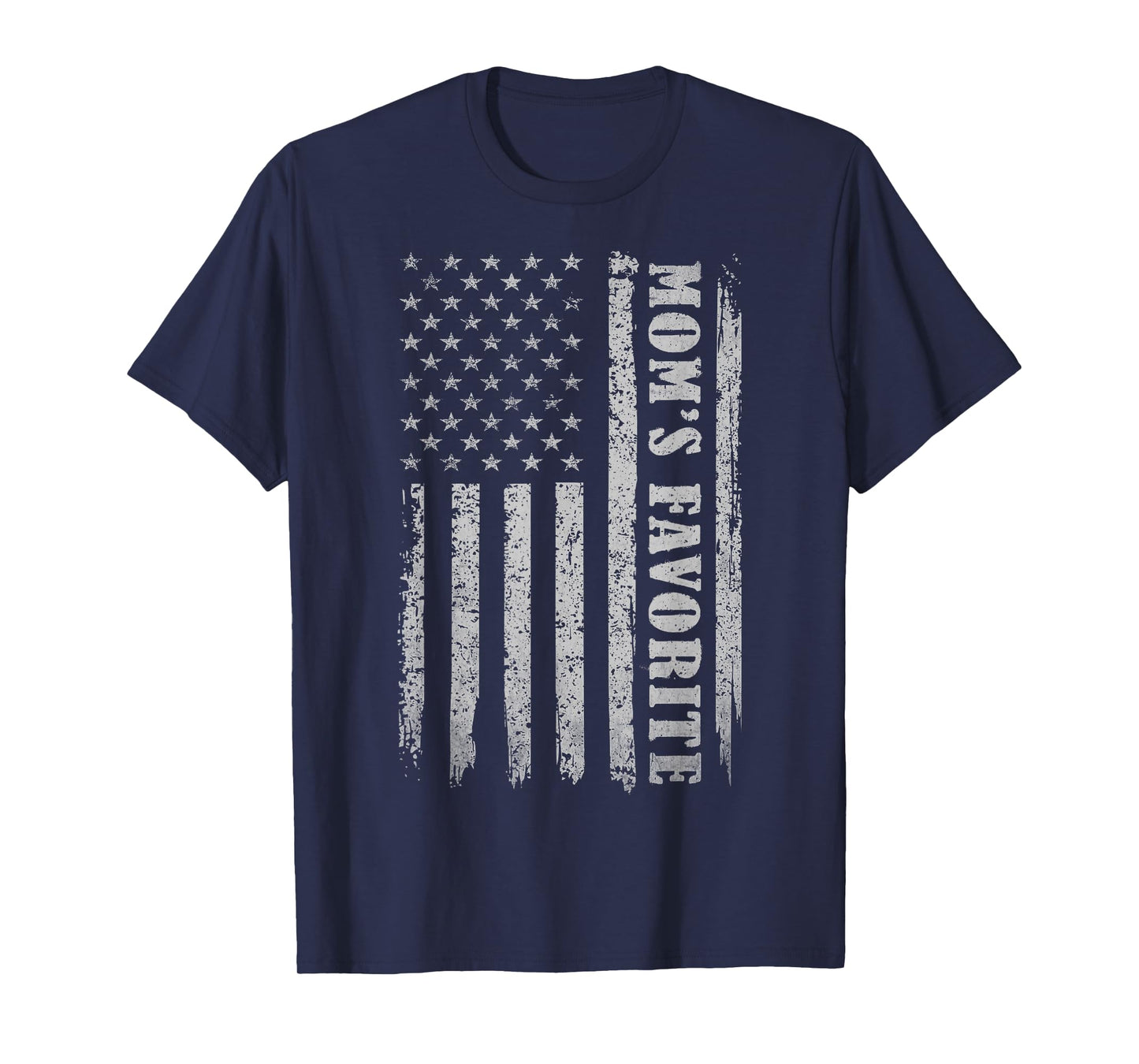 Funny Mom's Favorite USA Flag T-Shirt