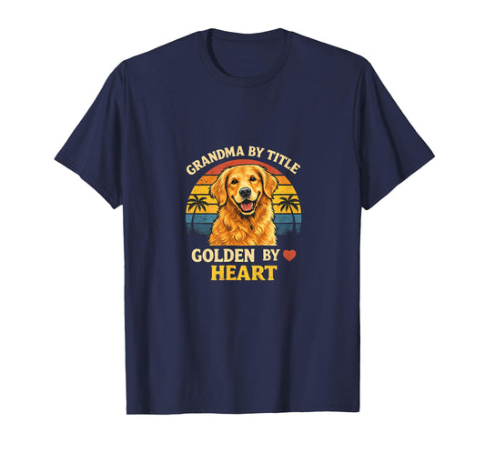 Dog Lover Golden Retriever Grandma T-Shirt