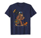 Sasquatch Disc Golfer Funny Cat Disc Golf T-Shirt