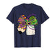 Coquette Bow Pencil Mask Beads Mardi Gras Teacher Krewe Cute T-Shirt