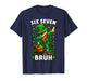 Leprechaun Funny 67 Six Seven Bruh Shamrocks Men Boys Kids T-Shirt