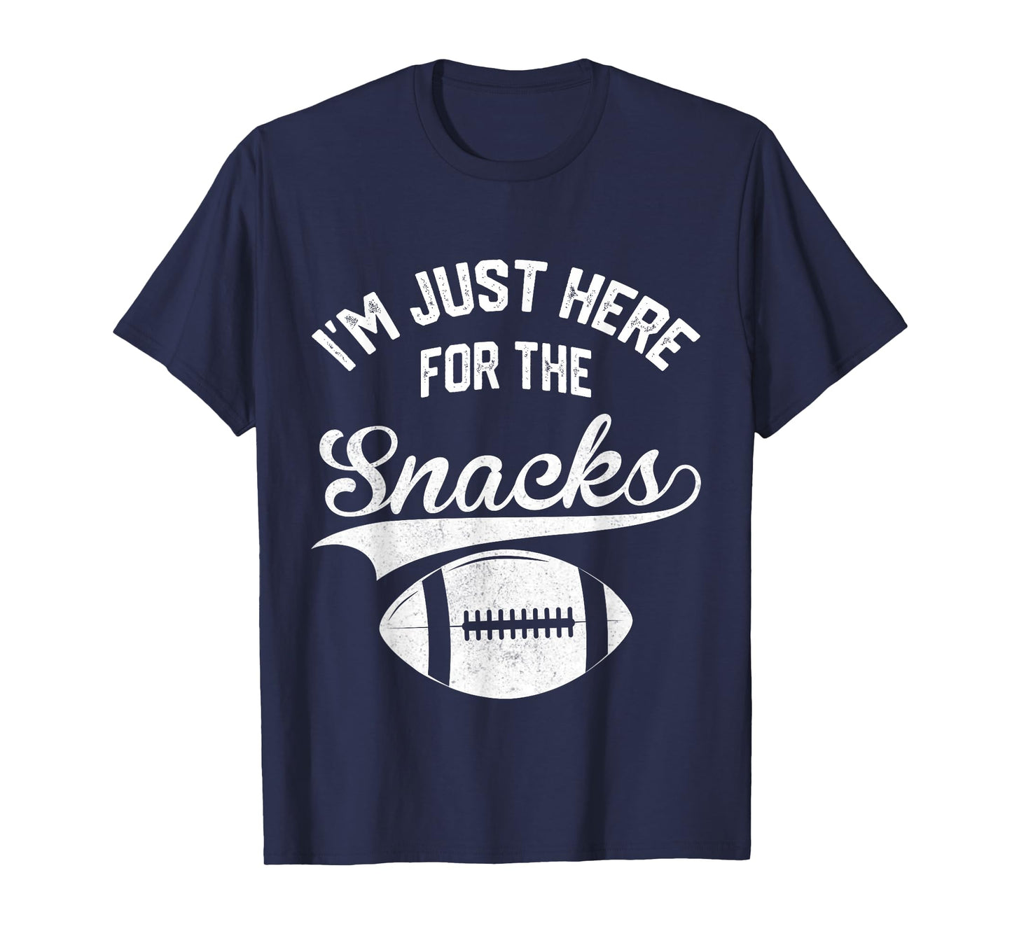 I'm Just Here for The Snacks Cute Football Women Kids T-Shirt