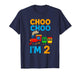 Choo Choo I'm 2 - Train Birthday T-Shirt