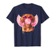 Retro Cupid Valentine Dog Love Hearts Cute Dachshund T-Shirt