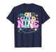 Groovy On Cloud Nine Bday 9th Birthday Girl 9 Year Old T-Shirt
