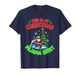 This is My Christmas Pajama Santa Claus Playing Surfing T-Shirt