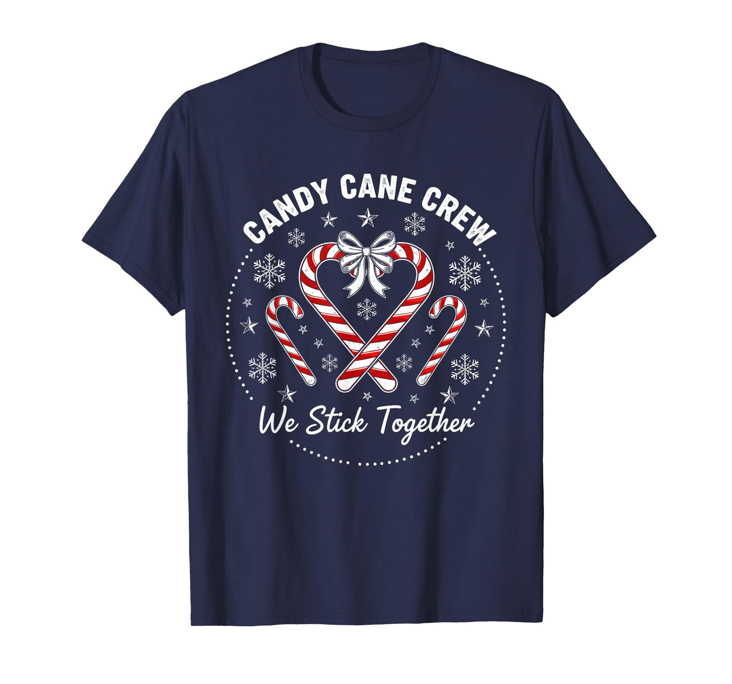 Candy Cane Squad Christmas Shirt Family Matching Pajamas T-Shirt