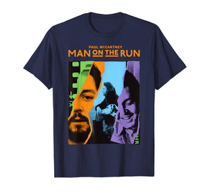 Official Exclusive Paul McCartney Man On The Run Filmstrip T-Shirt