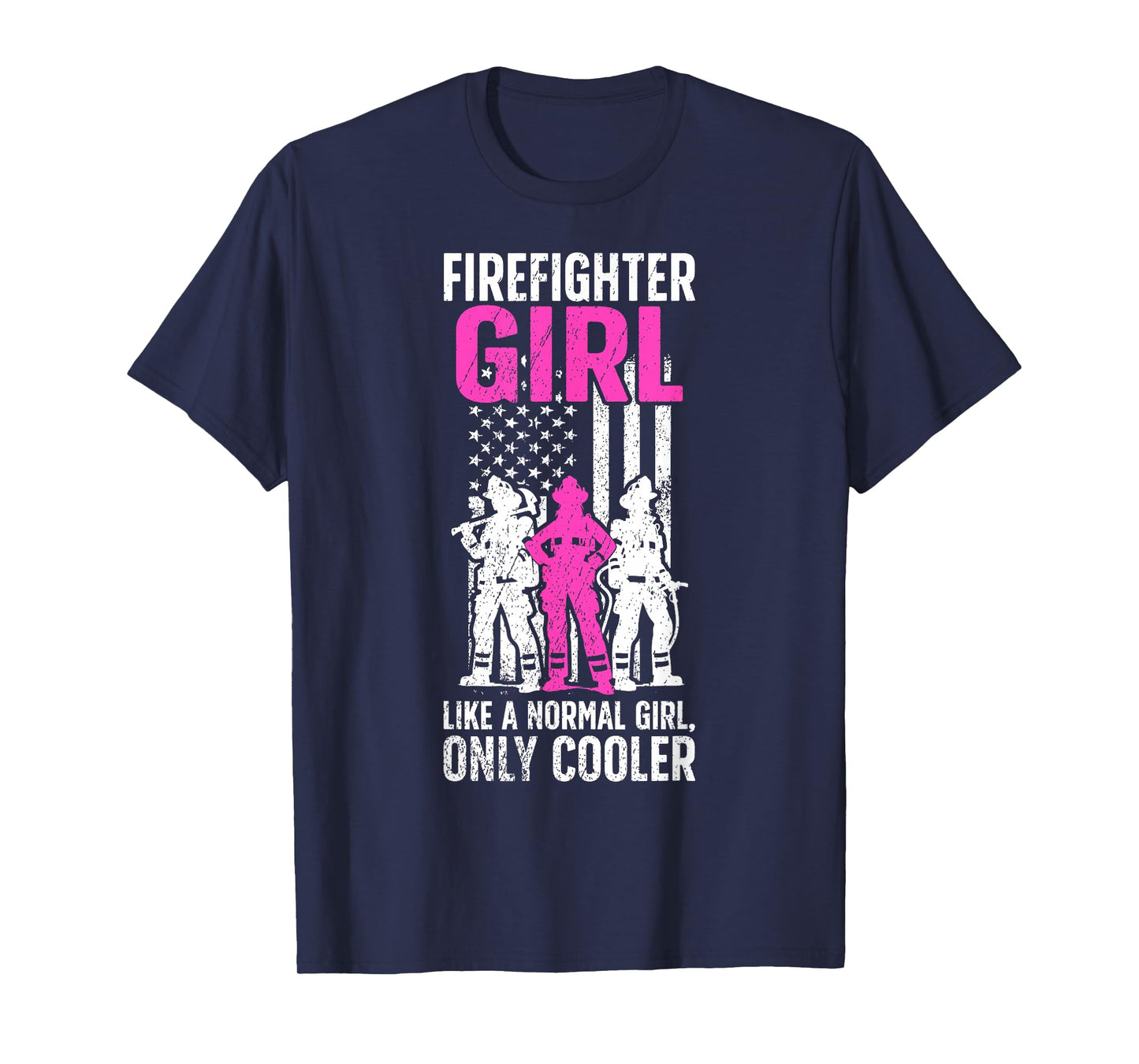Firefighter Girl Definition Female Firefighter Women T-Shirt