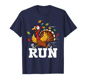 Turkey Run Costume Funny Thanksgiving Running Turkey Trot T-Shirt