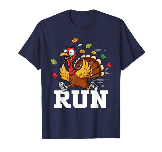 Turkey Run Costume Funny Thanksgiving Running Turkey Trot T-Shirt
