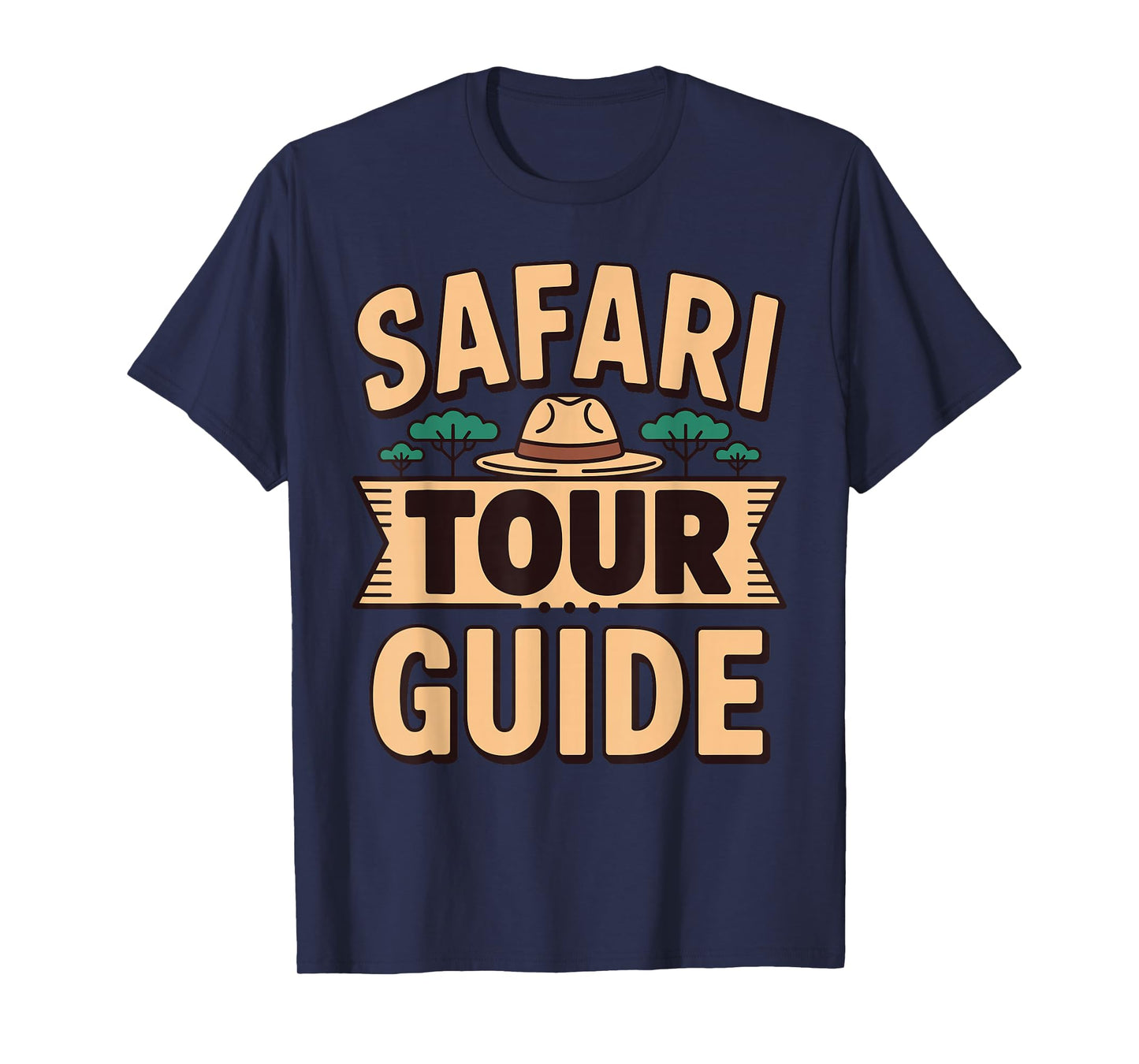 Safari Tour Guide Costume for Men Women Kids Zoo Safari T-Shirt