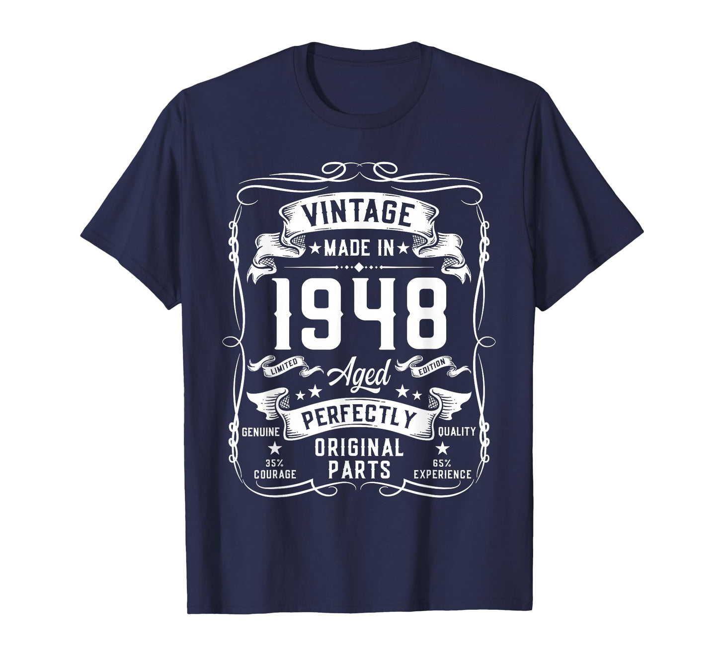 Vintage 1948 78yr 78th Birthday Gifts for Men 78 Years Old T-Shirt