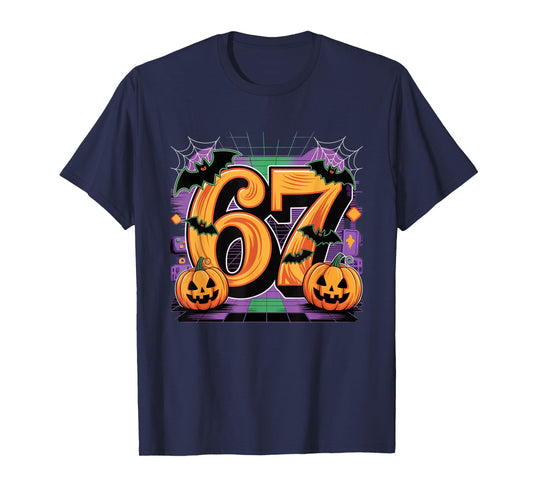 Number 6 Funny Meme Saying 6 7 Six Seven Halloween Costume T-Shirt