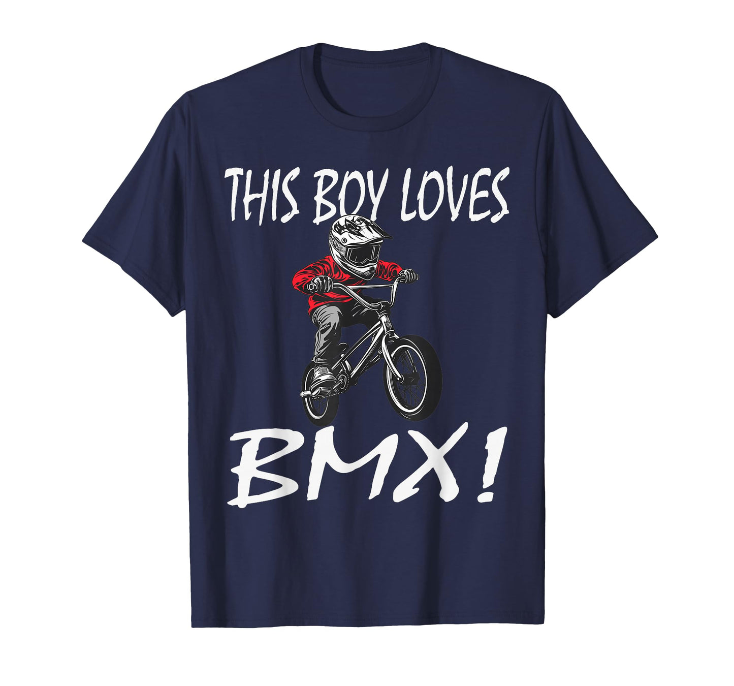 This boy Loves BMX, Kids BMX T-Shirt