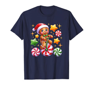 Gingerbread Peppermint Wonderland Delight T-Shirt