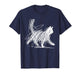 Minimalist cat Art T-Shirt