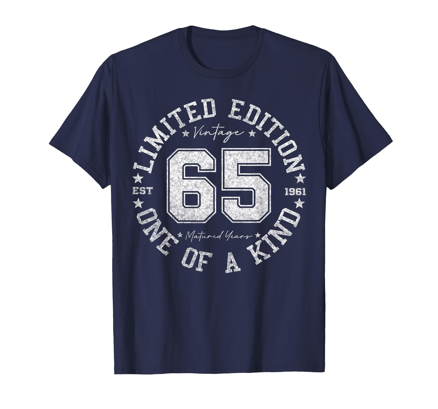 65 Year Old Gifts Vintage 1961 Limited Edition 65th Birthday T-Shirt