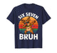 HUGvyn Christmas Bruh Dabbing Reindeer 67 Six Seven Meme Pjs T-Shirt