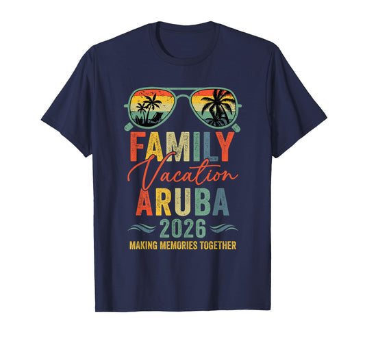 Aruba Vacation 2026 Matching Family Group Summer T-Shirt