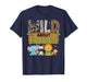 Zoo Animals Wild About Reading Books Reader Lover Librarian T-Shirt
