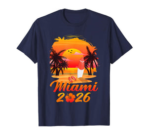 Miami 2026 Beach Family Summer Vacay Matching T-Shirt