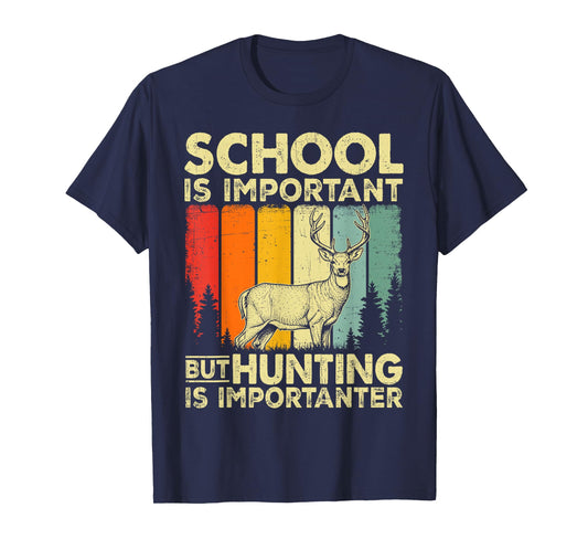 Funny Hunting Tee for Boys Men Deer Hunting Hunter Wildlife T-Shirt