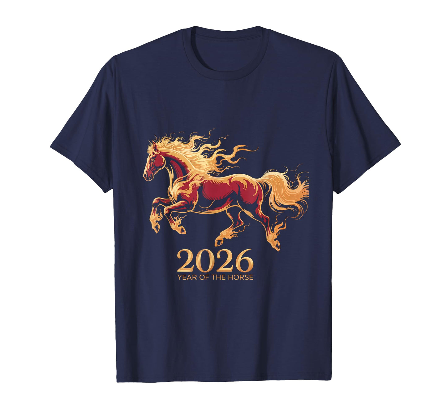 Year of The Fire Horse 2026 Festive Chinese New Year T-Shirt