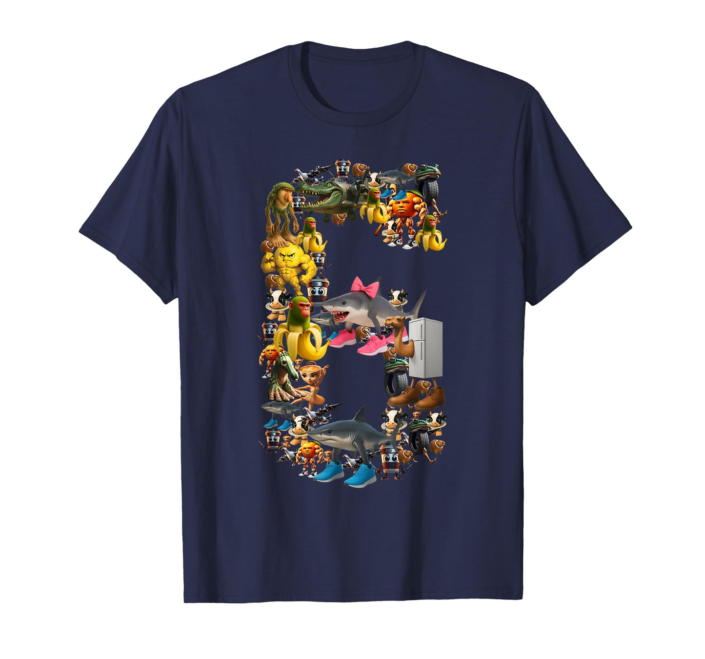 67 Six Seven Italian Brainrot Halloween Matching Costume T-Shirt