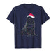 Funny Newfoundland Christmas Graphic Dog Lights Lover Newfie T-Shirt