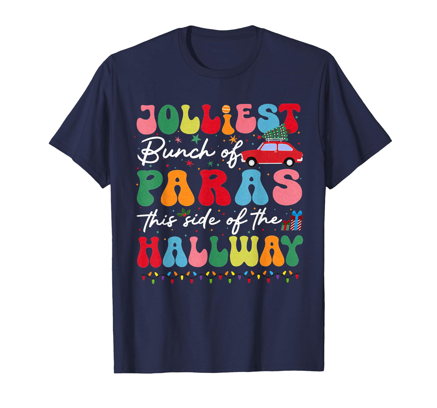 Jolliest Bunch of Paras This Side of The Hallway Xmas Group T-Shirt